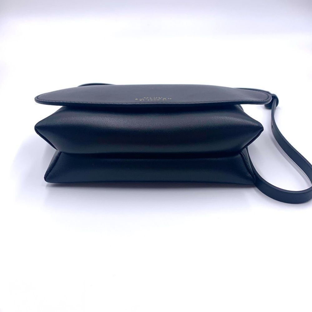 Auth New, Never Used Smythson Black Mini Crossbody Pillow Bag Pristine Condition - Picture 15 of 16